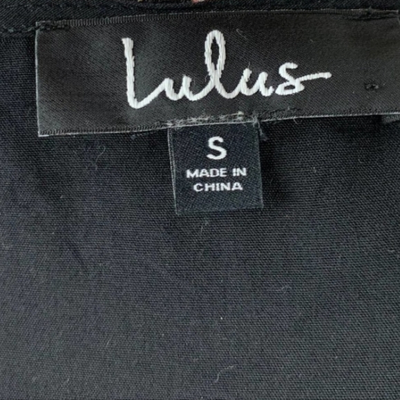 Lulus A Beauty Downtown Black Floral Print Wrap Mini Dress - Picture 6 of 6